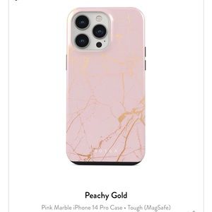 Burga iPhone 14 Pro Case | Peachy Gold | MagSafe | NEW
